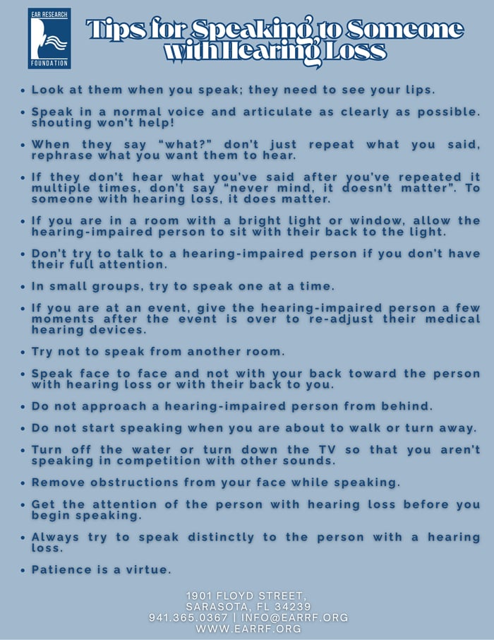 Tips When Speaking To Someone with Hearing Loss (1)