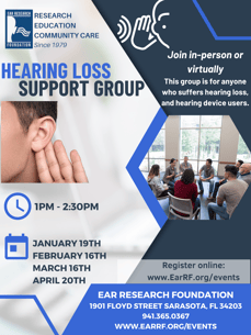 hearing loss support group flyer